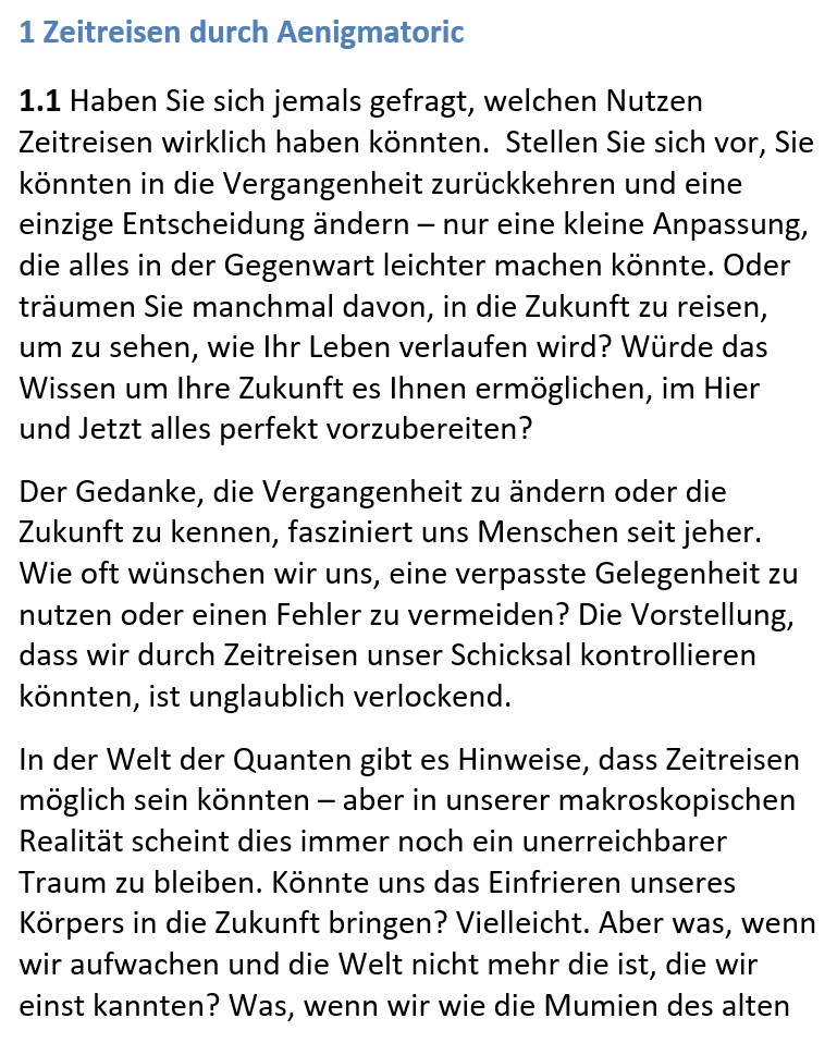 Zeitreisen Seite 1 Zeitreisen Seite 1